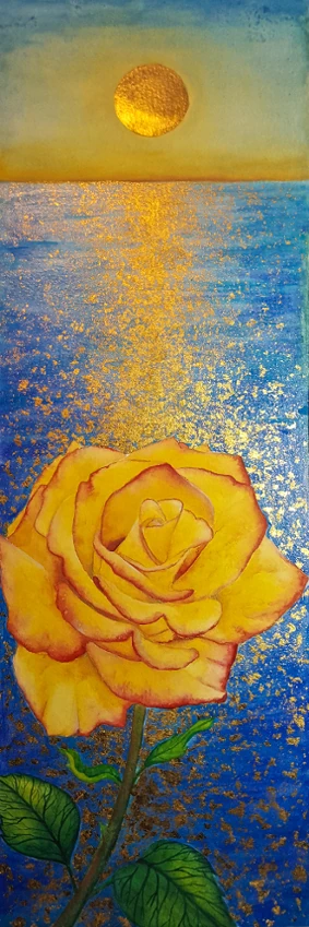 Peace Rose Painting